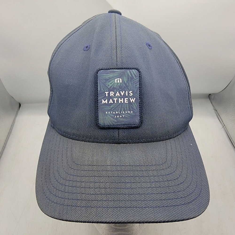 Travis Mathew For Sail Blue Adults Small Medium Baseball Hat Cap Casual
